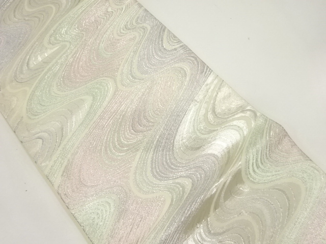 JAPANESE KIMONO / ANTIQUE FUKURO OBI / SILK / WOVEN STREAM